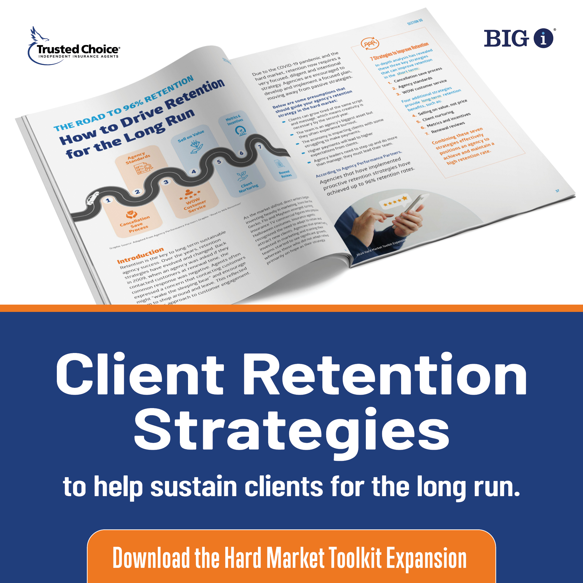 Image of retention strategies chapter of the hard market toolkit expansion.